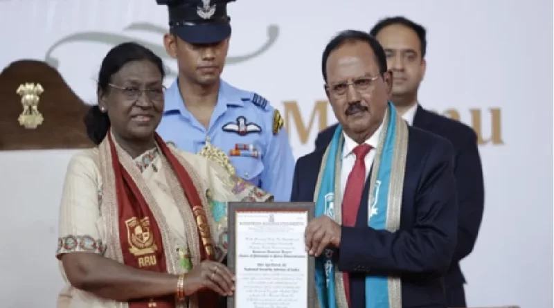 Ajit Doval honorary doctorate