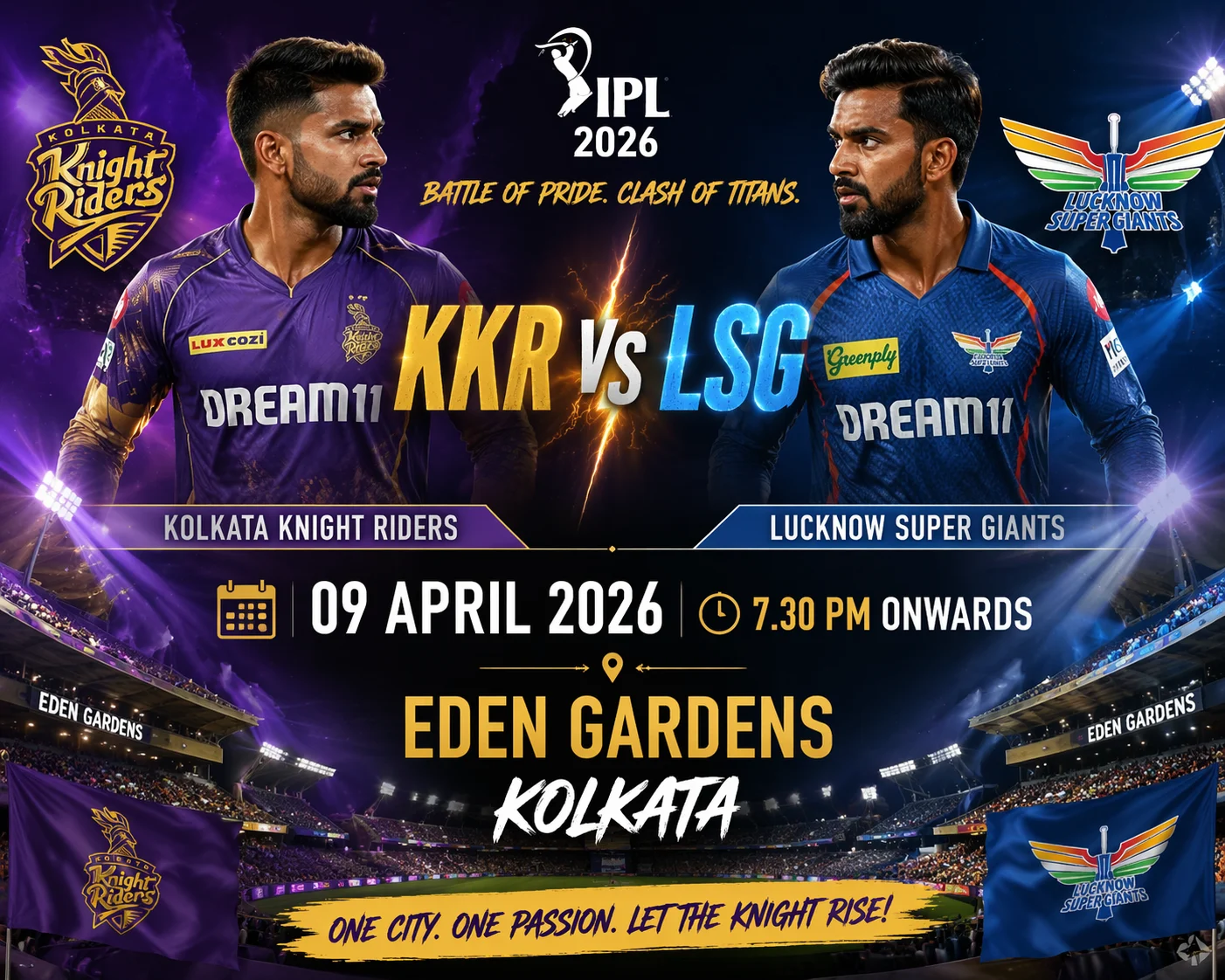 IPL 2026: KKR vs LSG લખનૌ જીત્યું