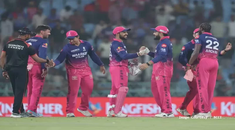 Rajasthan Royals Won by 40 Runs