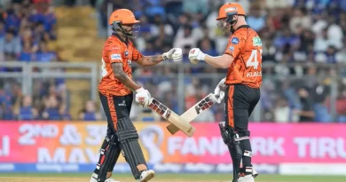 Sunrisers Hyderabad won by 6 wkts
