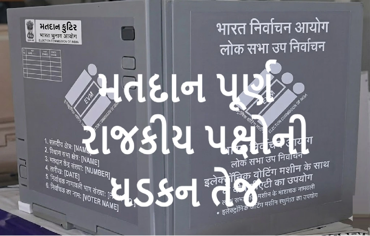 સ્થાનિક સ્વરાજ્યની ચૂંટણી માટે મતદાન પૂર્ણ