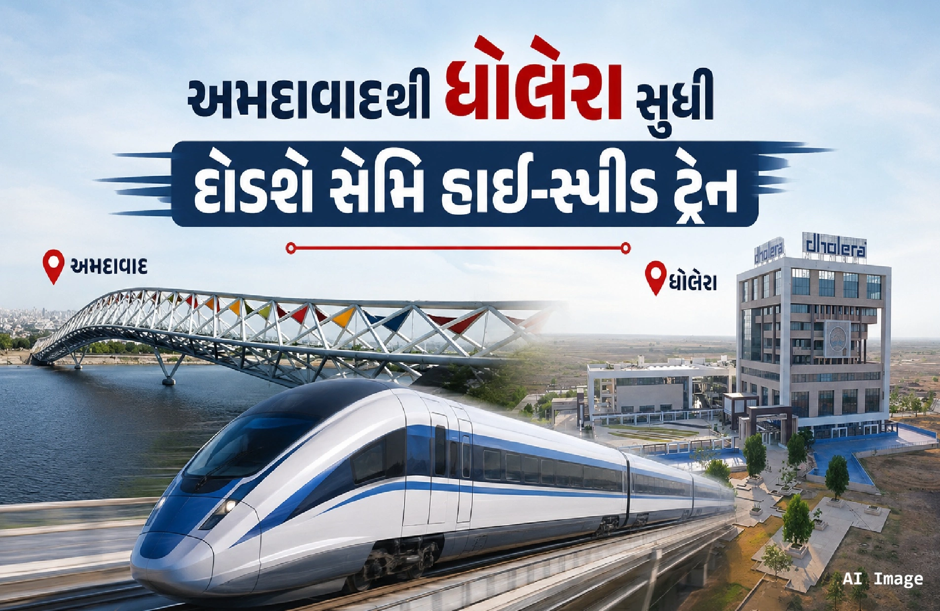 જાણો અમદાવાદથી ધોલેરા કેટલી મિનિટમાં પહોંચાશે?