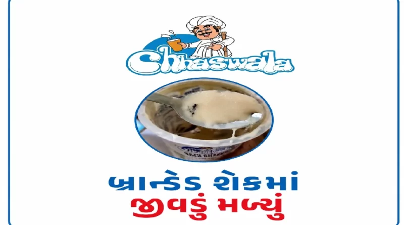 Anjeer Milkshake Cockroach Chhaswala Ahmedabad
