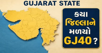 GJ40 RTO Code Allotted to Vav Tharad District