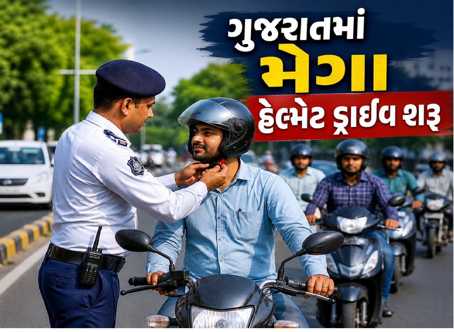 હેલ્મેટ વગર કેટલો દંડ ?