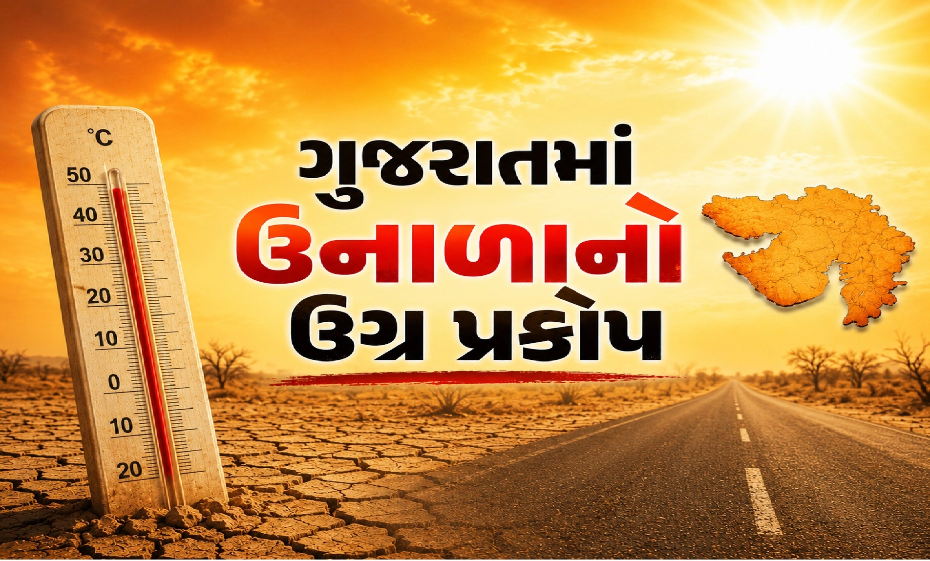 ગુજરાતમાં ઉનાળાનો ઉગ્ર પ્રકોપ