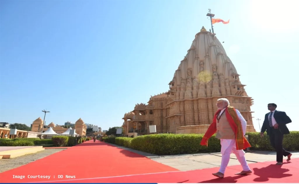 PM Modi at Somnath Temple