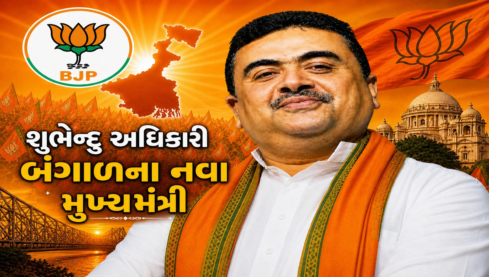 શુભેન્દુ અધિકારી બંગાળના નવા મુખ્યમંત્રી