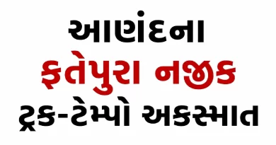 anand fatepura truck-tempo accident