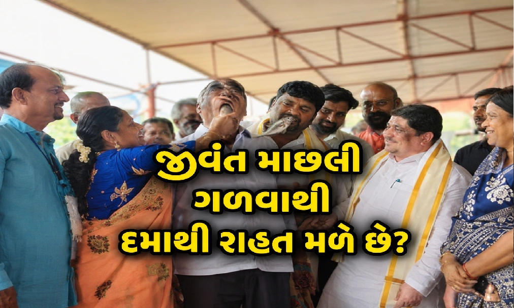 દમા માટે અનોખી પરંપરા: ફિશ પ્રસાદમ પાછળનું રહસ્ય