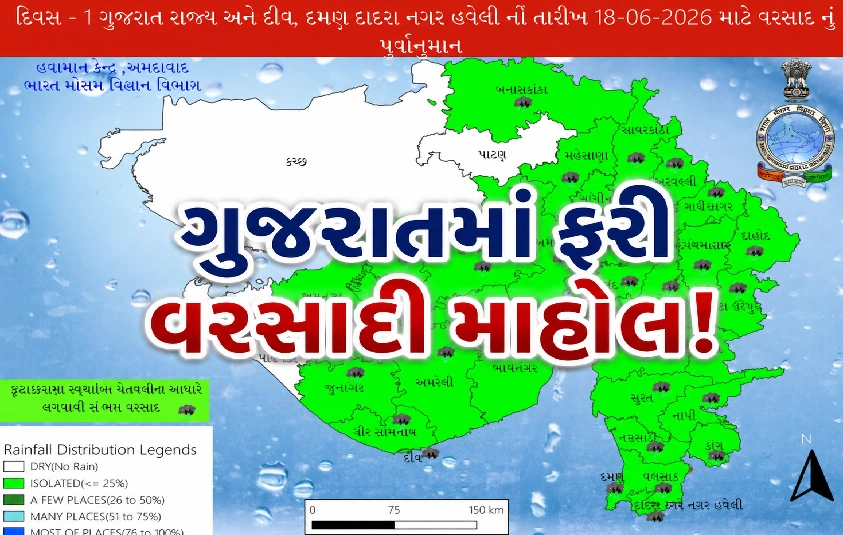 ચોમાસું હજુ દૂર, છતાં ગુજરાતમાં વરસશે વરસાદ