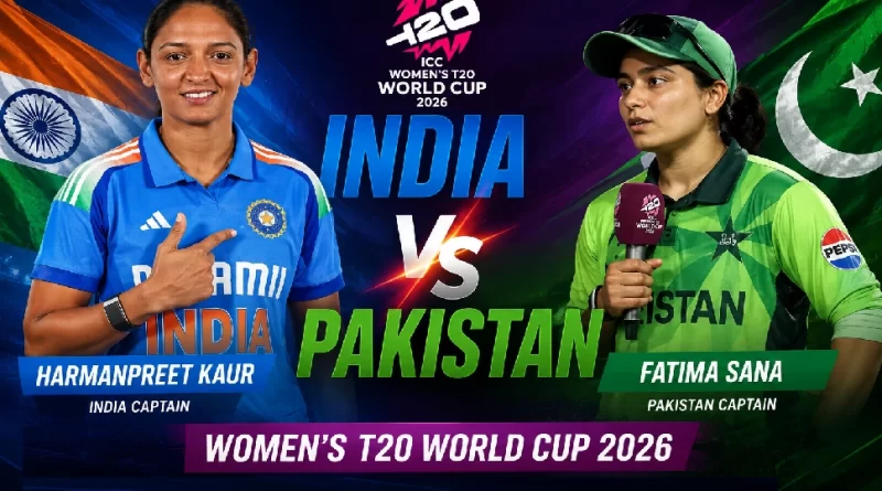 INDIA vs PAKISTAN Women T20 World Cup 2026
