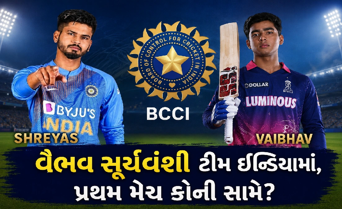 ભારતીય T20 ટીમ જાહેર, વૈભવને મોટો મોકો