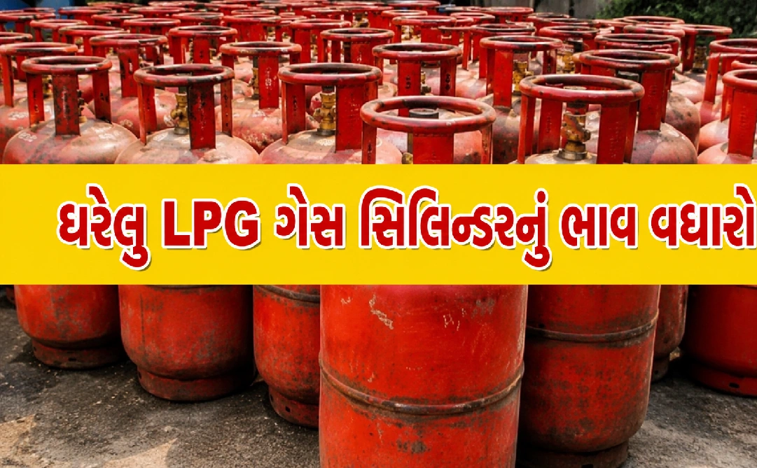 ઘરેલુ LPG ગેસ સિલિન્ડર કેટલો મોંઘો થયો ?