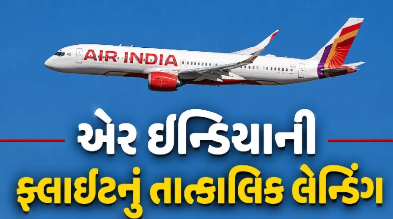 rajkot-hirasar-airport-bird-hit-air-india-emergency-landing-124-passengers-safe