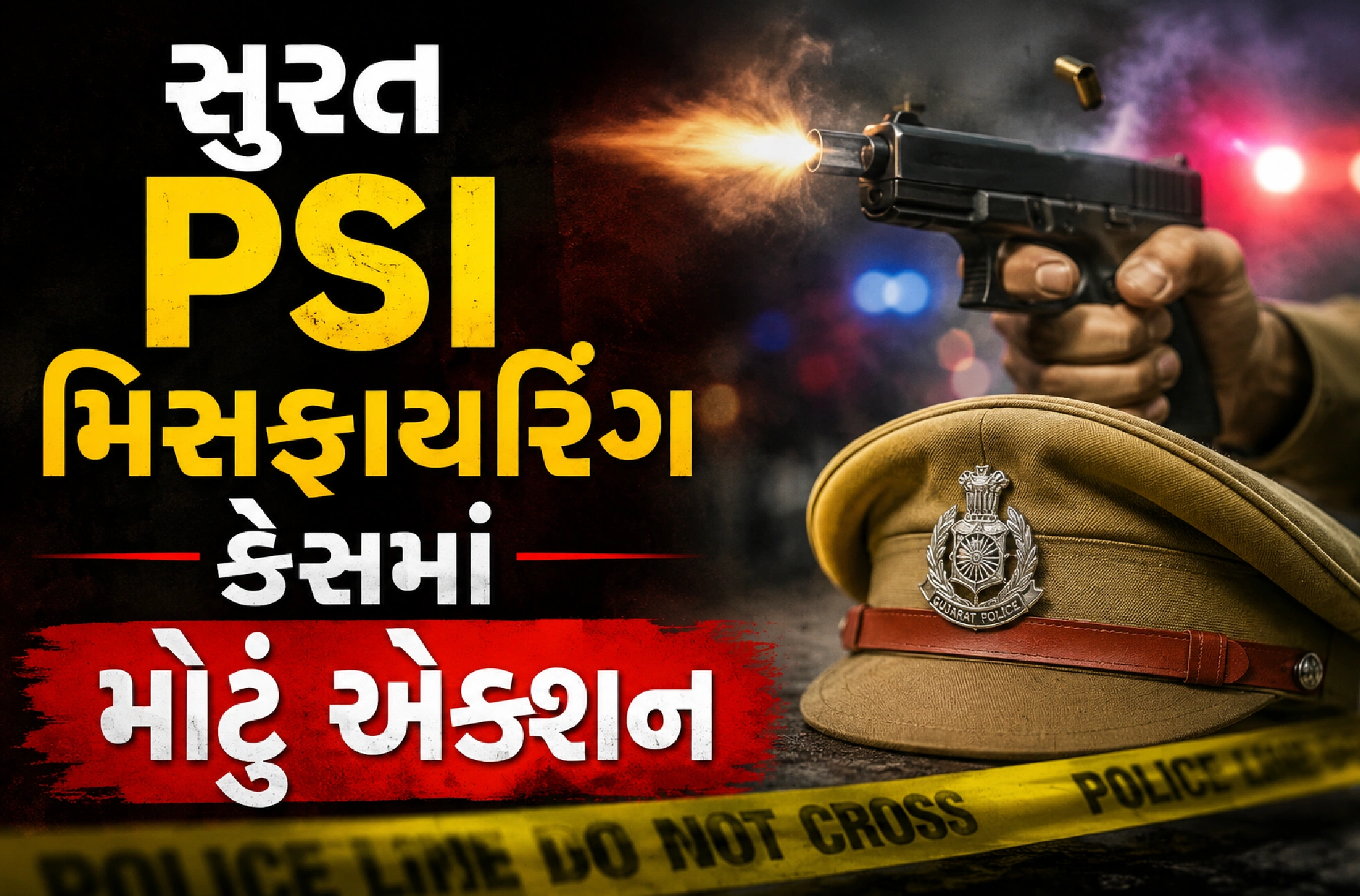 સુરત નાના વરાછા PSI મિસફાયરિંગ કેસ
