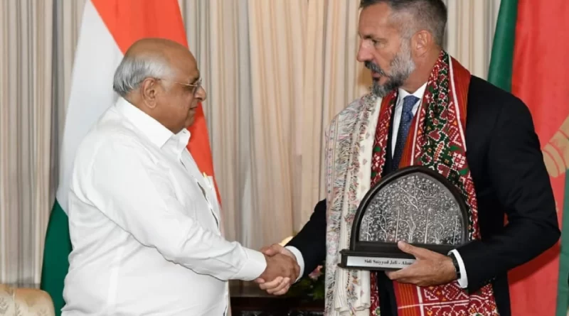 Bhupendra Patel Prince Rahim Aga Khan meeting