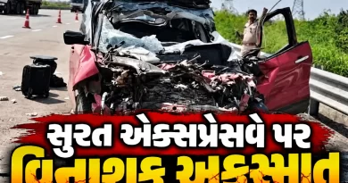 Delhi Mumbai Expressway accident Surat