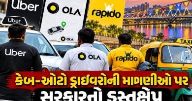 Gujarat Government Ola Uber Rapido driver issue