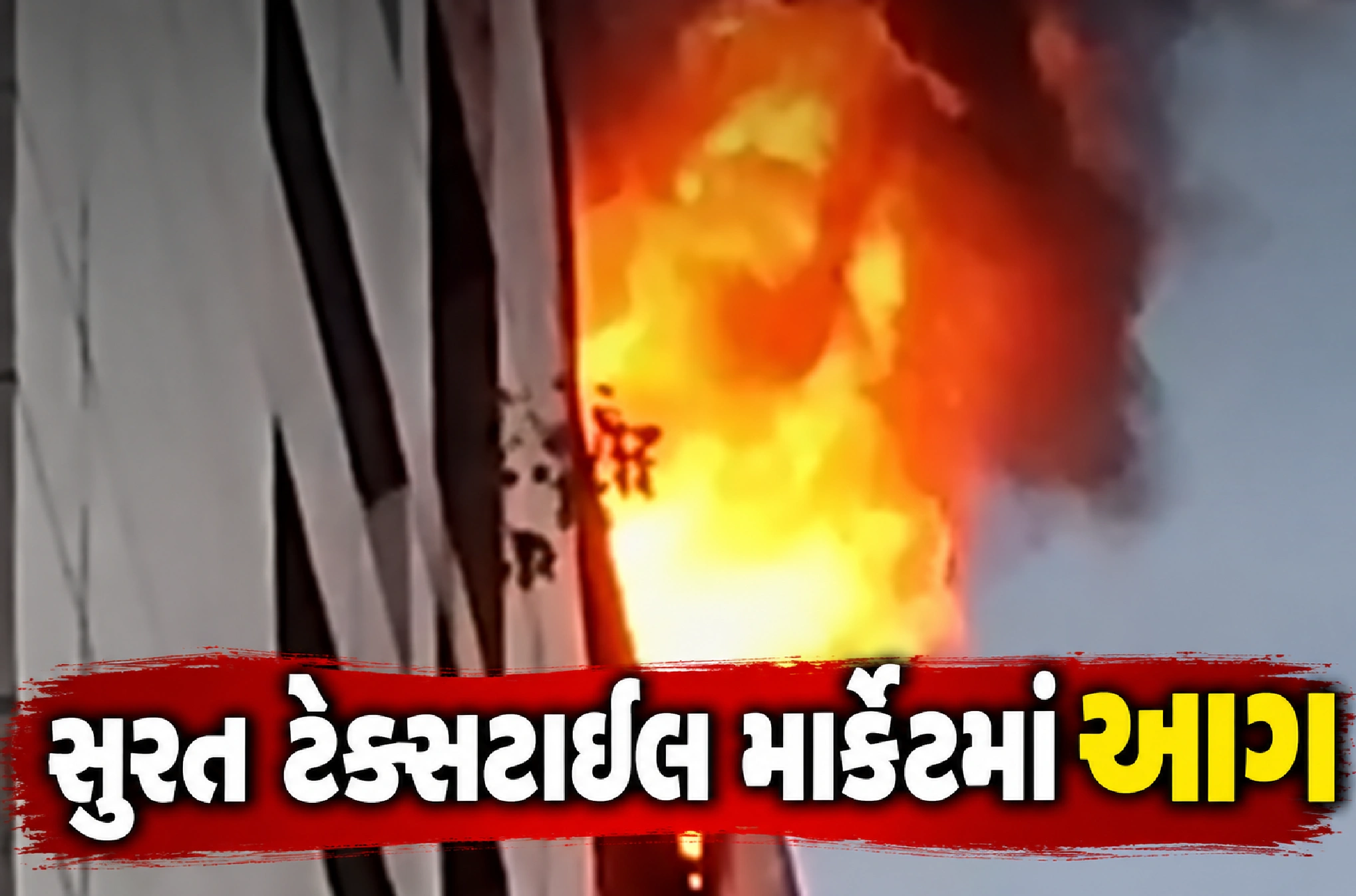 શ્યામ સંગીની માર્કેટ આગની લપેટમાં