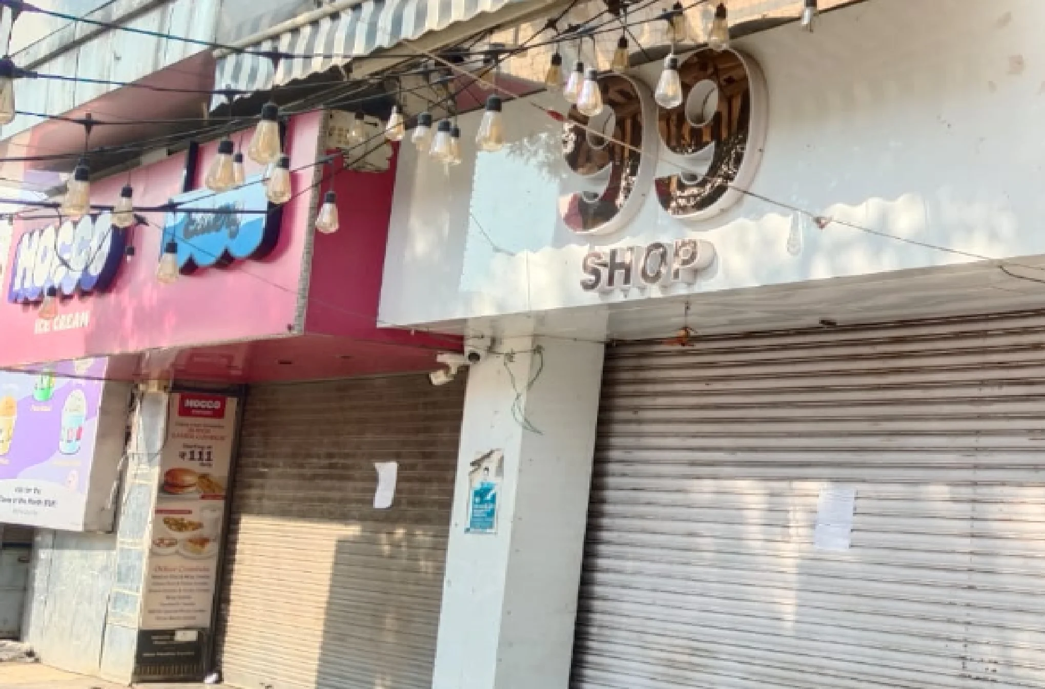 Hocco Ice Cream સહિત 9 દુકાનો સીલ