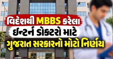 Gujarat foreign MBBS intern stipend