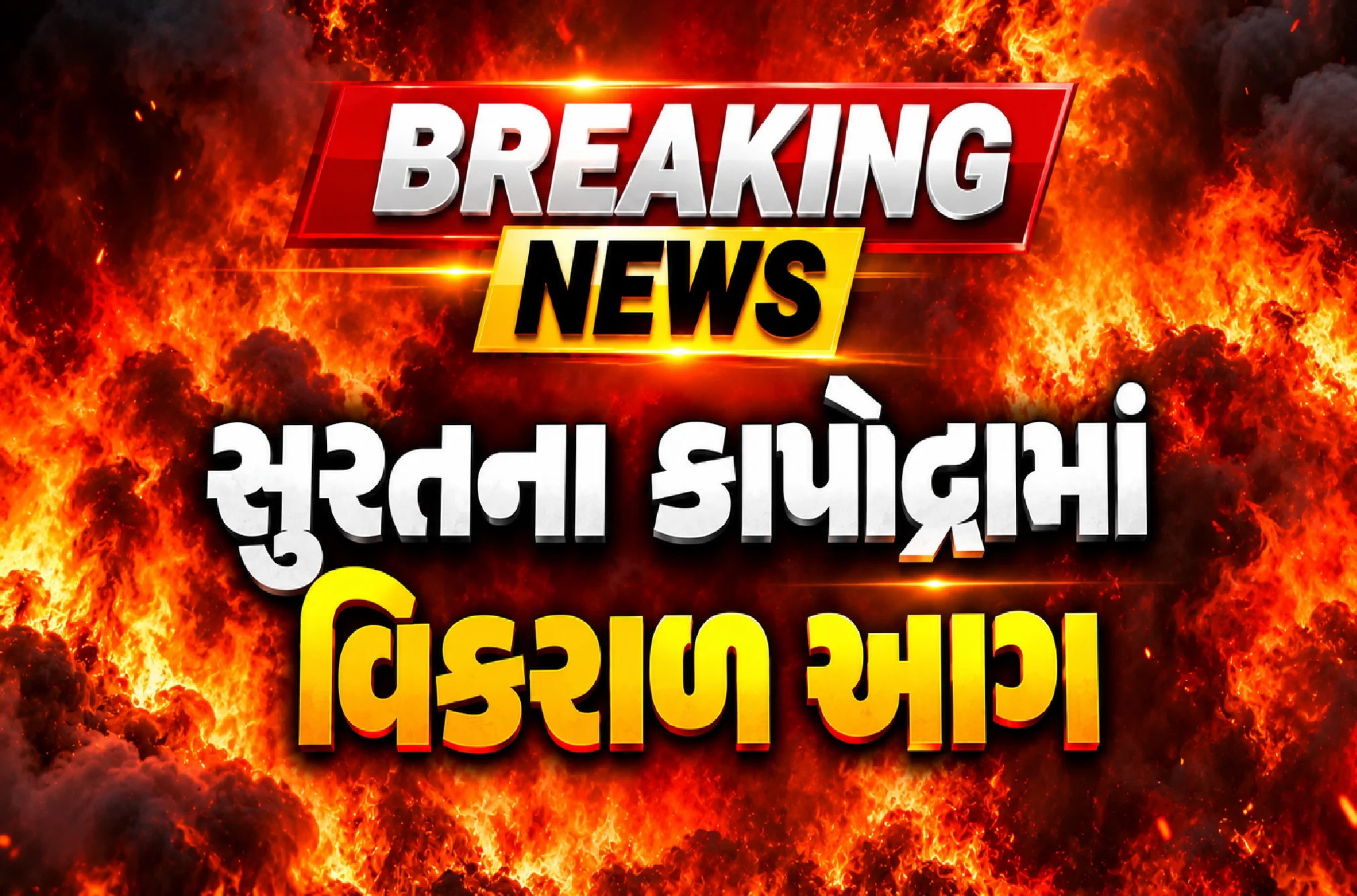 8 ફાયર ગાડીઓથી રેસ્ક્યૂ ઓપરેશન
